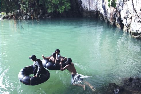 Berkunjung ke Tamborasi, Sungai Terpendek di Dunia yang Ada di Kolaka