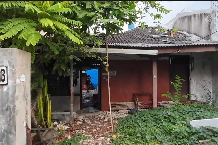 Rumah Dyah Aristi Kusuma Putri (42) di Jalan Mayangsari III, Blok E-13, RT 014/RW 015, Tugu Utara, Koja, Jakarta Utara. 