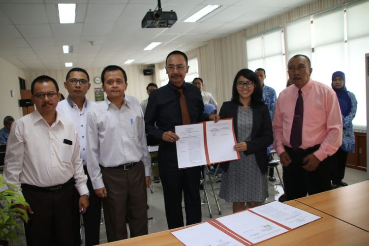Pemkot Bekasi bekerja sama dengan Yayasan ICLEI Local Goverments For Suistainability Indonesia mengenai efek gas rumah kaca, Senin (21/5/2018)