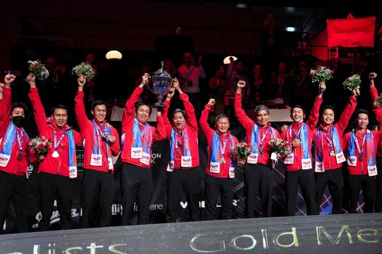 Tim Indonesia menjadi juara Piala Thomas edisi 2020.