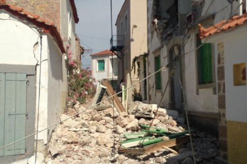 Gempa di Yunani dan Turki, 10 Orang Luka dan Puluhan Bangunan Rusak