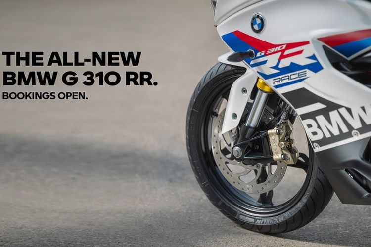 Teaser iklan BMW G310 RR yang diprediksi akan meluncur tak lama lagi.