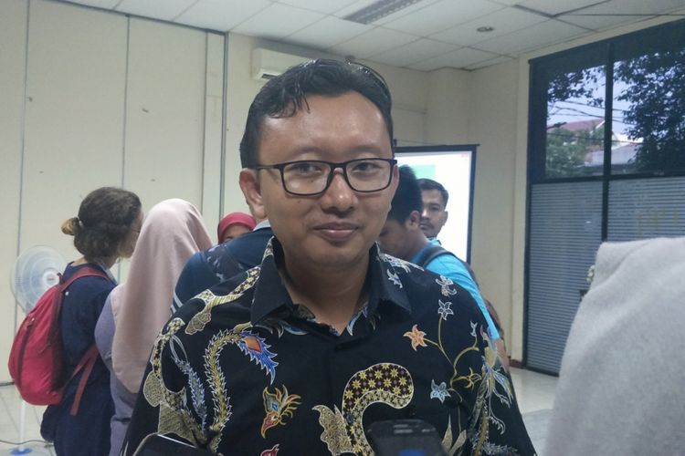 Ketua Bidang Advokasi YLBHI Muhammad Isnur saat ditemui di kantor YLBHI, Menteng, Jakarta Pusat, Selasa (8/1/2019).