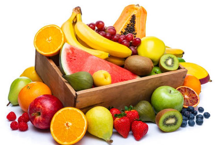 Ilustrasi buah-buahan. Buah yang lebih baik tidak dimakan bersamaan.