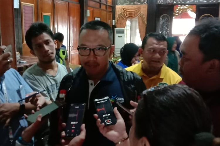 Menpora Imam Nahrawi tiba di Banjarmasin untuk menghadiri acara puncak Gebyar Haornas 2019, 8 September 2019.