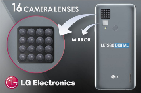 Bocoran Paten Beberkan Smartphone LG dengan Kamera 16 Lensa