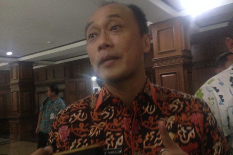 Dirjen Dukcapil Kemendagri Zudan Arif di Semarang, Kamis (12/4/2018)