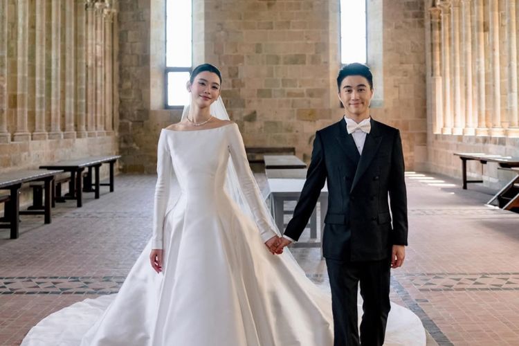 Kisah Cinta Ming Xi dan Mario Ho, Pasangan Pertama yang Resepsi di Mont-Saint-Michel