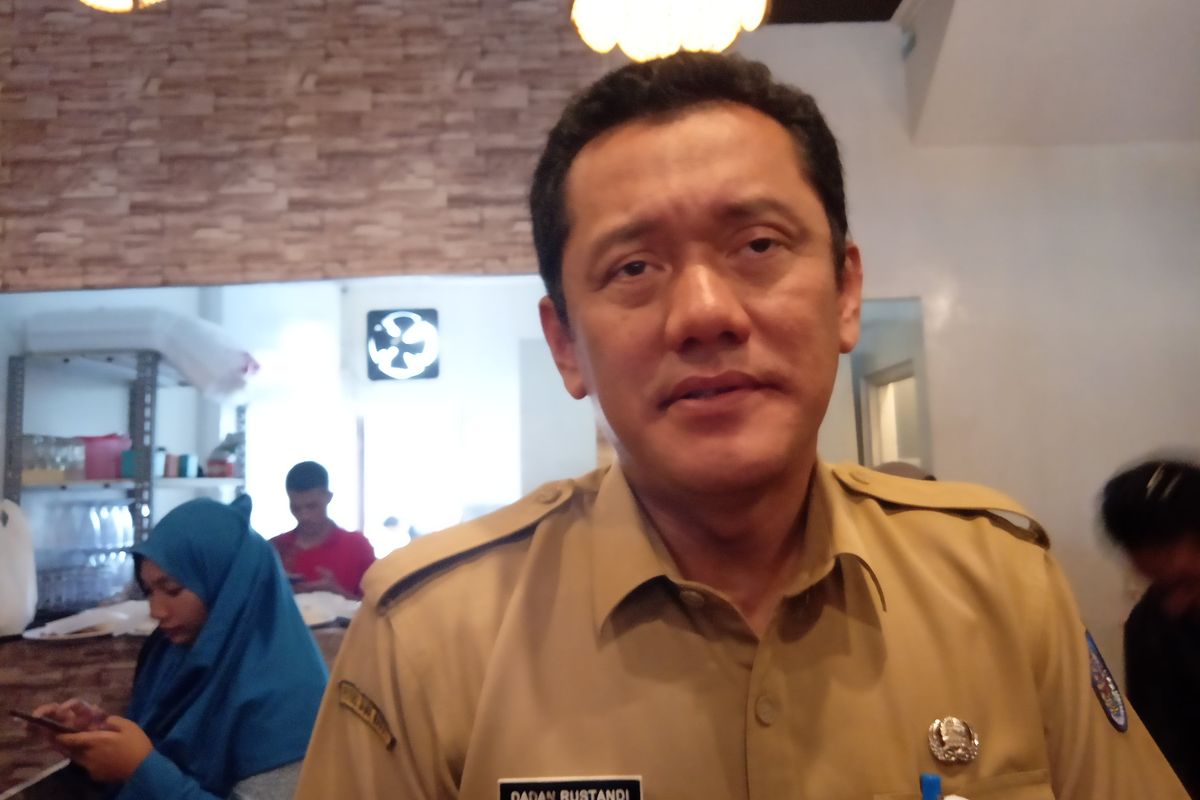 Kepala Dinas PUPR Depok Dadan Rustadi usai menghadiri acara Ruang Diskusi Tata Ruang Kota Kita, Senin (16/12/2019).