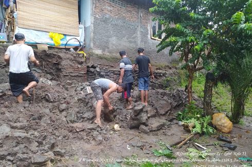 Talut Sepanjang 20 Meter di Yogyakarta Longsor