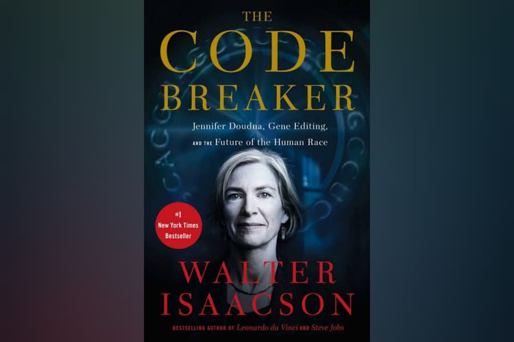 Ilustrasi buku The Code Breaker: Jennifer Doudna, Gene Editing, and the Future of the Human Race karya Walter Isaacson.