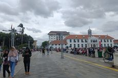 Petugas Satpol PP Terus Berjaga, Kawasan Kota Tua Jakarta Steril dari PKL