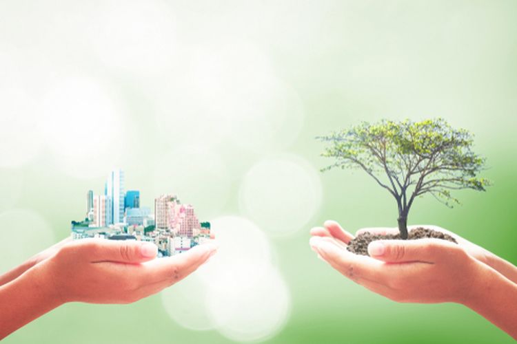 Ilustrasi pembangunan berkelanjutan, ilustrasi sustainability