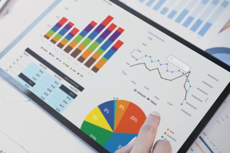 Ilustrasi keuangan, keuangan perusahaan.