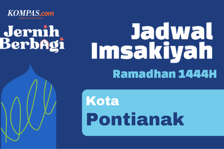 Ilustrasi jadwal imsakiyah di Pontianak, Kalimantan Barat hari ini.