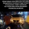Viral Diduga Mobil BMW Balapan dengan Fortuner di Medan, Tabrak 2 Motor, 1 Wanita Tewas