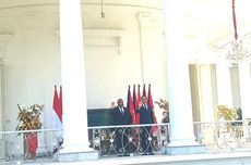 Momen "Veranda Talk" Jokowi dan PM Papua Nugini di Istana Bogor