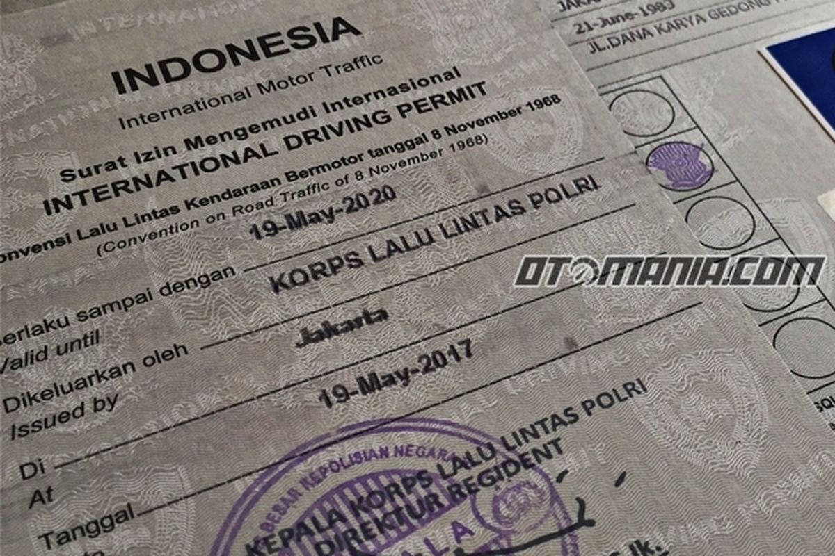 SIM Internasional Indonesia tidak berlaku di Jepang.