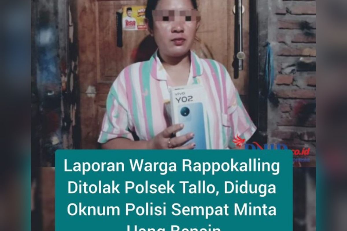 Postingan salah satu akun media sosial yang mengunggah curhatan seorang wanita bernama Putri Rahmi (36) yang laporannya diduga di tolak oleh polisi