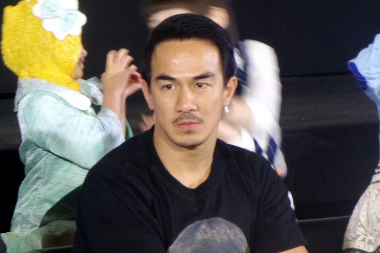 Artis peran Joe Taslim saat diabadikan di CGV Blitz Megaplex, Grand Indonesia, Tanah Abang, Jakarta Pusat, Selasa (20/6/2017).