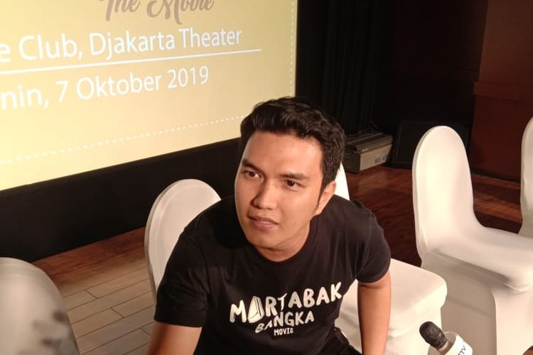 Aldi Taher di Djakarta Theater XXI, Jakarta Pusat, Senin (7/10/2019).