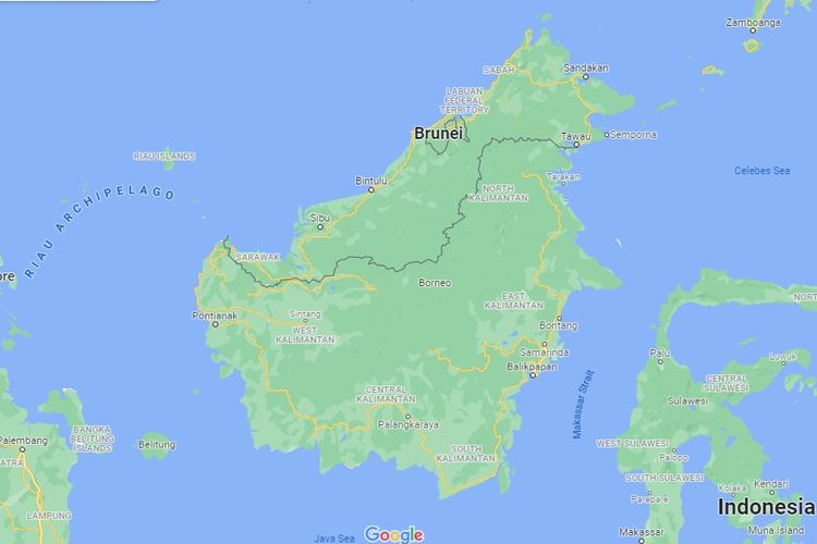 Pulau Kalimantan Berbatasan Langsung dengan Negara Apa Saja?