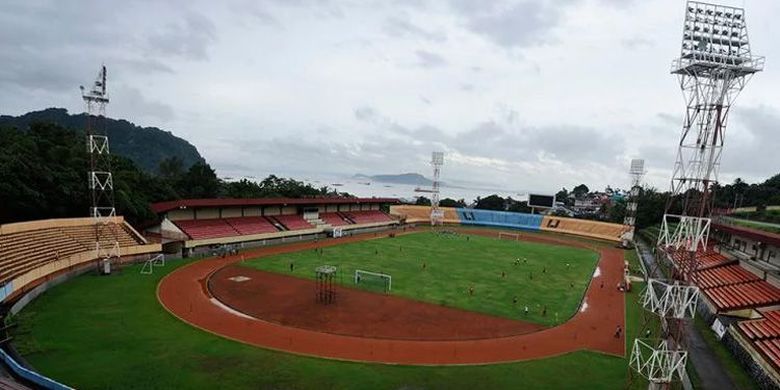 Stadion Mandala, Jayapura, Kamis (9/5/2019)