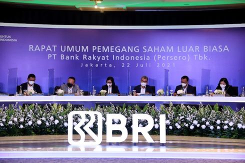 RUPSLB BRI, 96 Persen Suara Setujui Penerbitan Sebanyak-banyaknya 28,67 Miliar Lembar Saham Baru