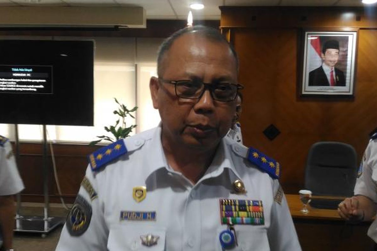 Direktur Jenderal Perhubungan Darat Pudji Hartanto, di Kantor Kemenhub Jakarta, Rabu (28/9/2016). Achmad Fauzi