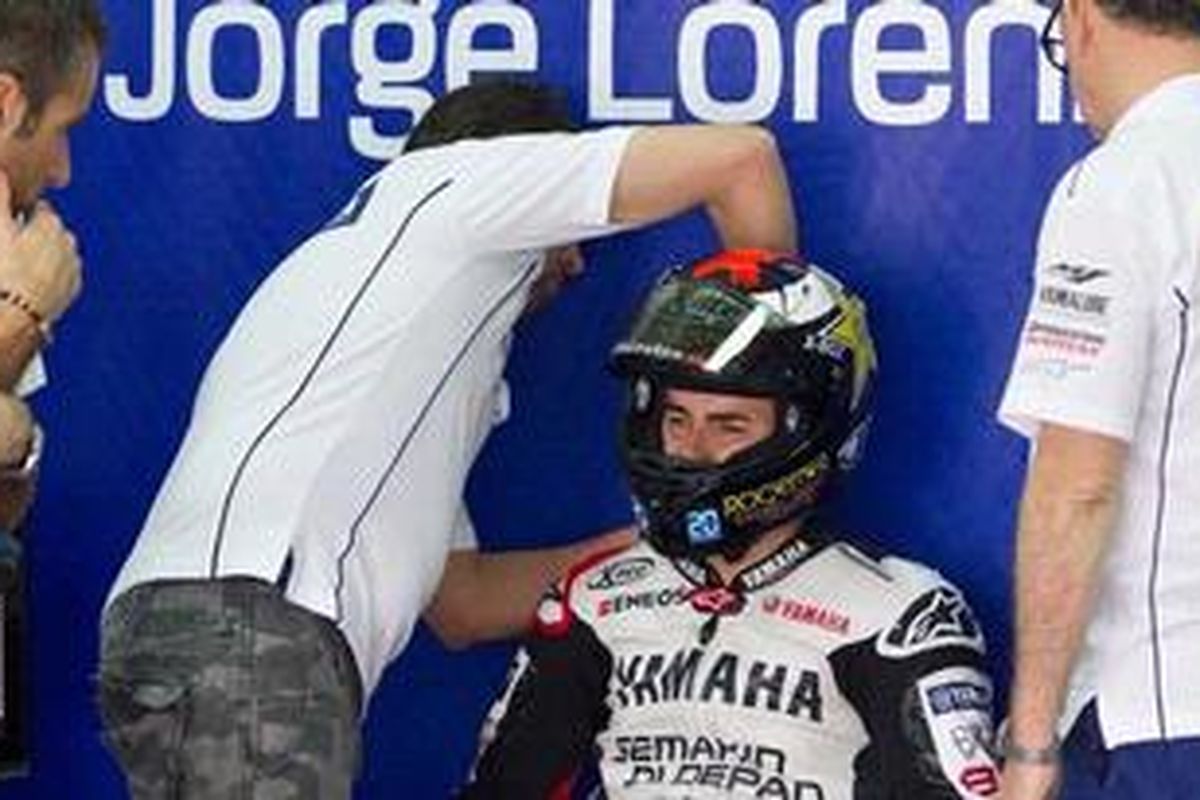 Pebalap Yamaha, Jorge Lorenzo.