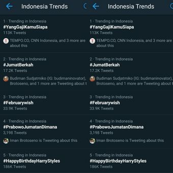 Harry Styles jadi trending topic di Twitter tepat pada hari ulang tahunnya, 1 Februari 2019.