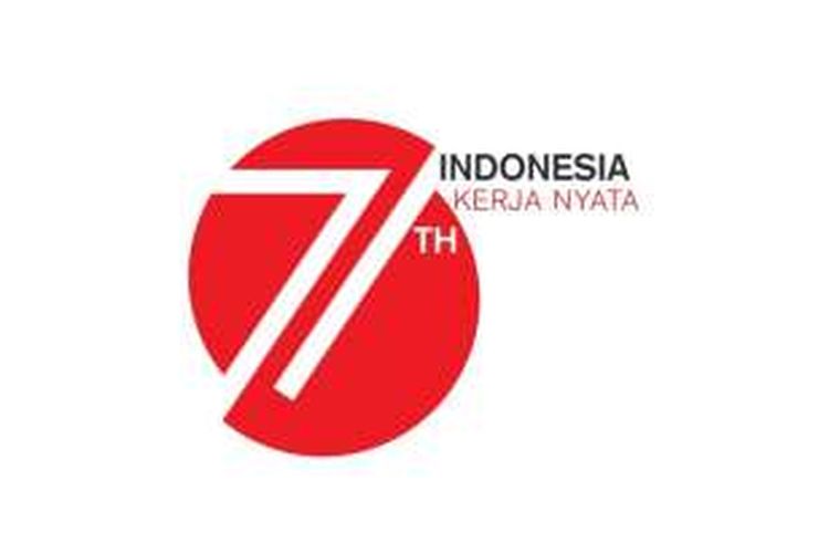 Logo peringatan HUT ke-71 Kemerdekaan Republik Indonesia yang dirilis Sekretariat Negara.