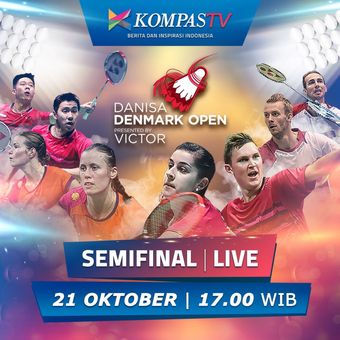 Jadwal semifinal Denmark Terbuka Superseries Premier 2017.