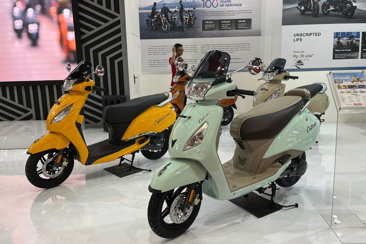 Booth TVS Motor di PRJ 2025