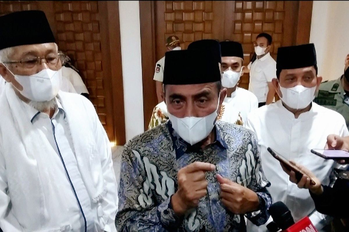 Gubernur Sumut Edy Rahmayadi mengaku sudah mendengar dirinya dilaporkan ke Polda Sumut, Rabu (8/6/2022).