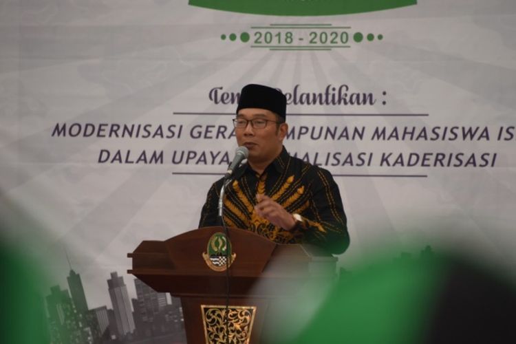 Gubernur Jawa Barat Ridwan Kamil saat ditemui di Gedung Sate, Jalan Diponegoro, beberapa waktu lalu. 