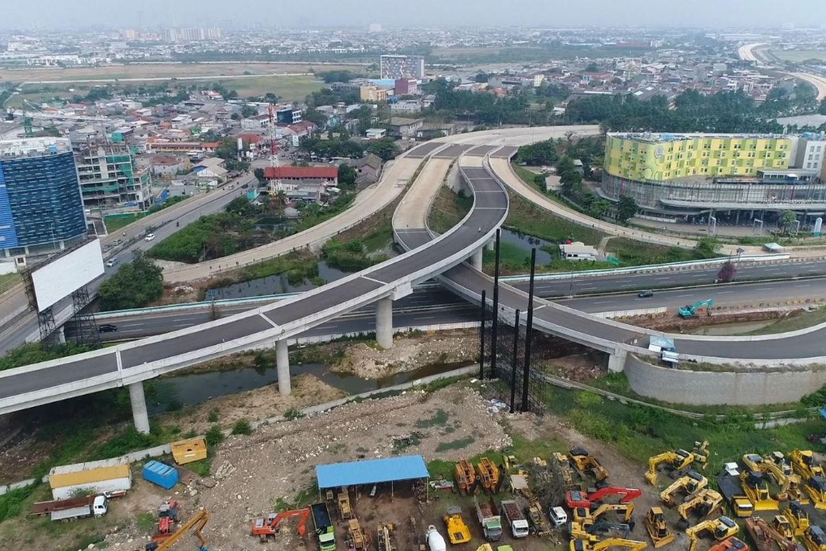 Ruas Jalan Tol Lingkar Luar Jakarta II (JORR) yang bisa digunakan pada akhir tahun ini.