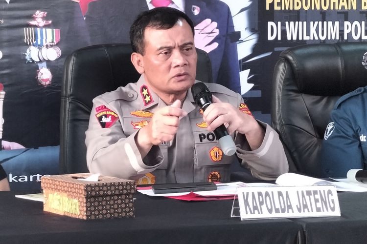 Kepala Kepolisian Daerah (Kapolda) Jawa Tengah (Jateng) Irjen Ahmad Luthfi, saat di Polresta Solo, Kamis (6/4/2024).