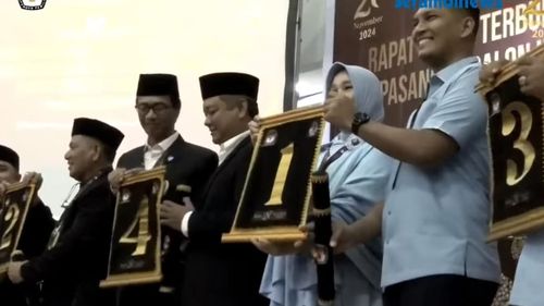Nomor Urut Paslon Wali Kota dan Wakil Wali Kota Banda Aceh Telah Ditetapkan