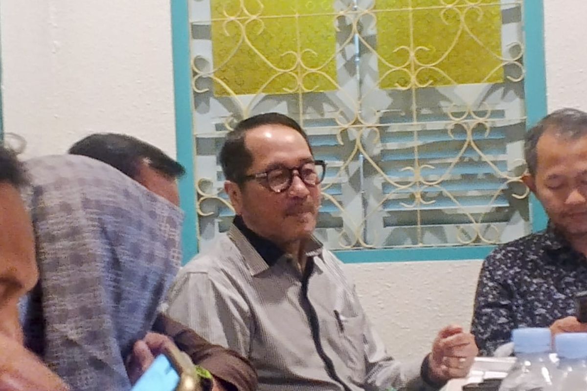 Anggota Komisi IV DPR, Firman Soebagyo dalam acara Meneropong Daya Saing Sawit Pasca Penertiban Kawasan Hutan di Jakarta Pusat, Rabu (18/2/2026).