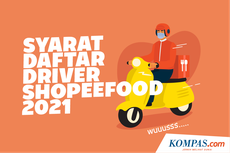 Gratis, Ini Cara Daftar Driver ShopeeFood 