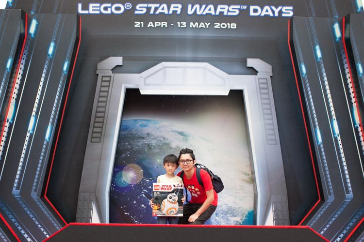 Dekorasi serba Star Wars di Lego Land Malaysia Resor hingga 13 Mei 2018.