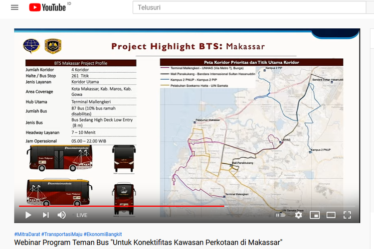 Rencana koridor Teman Bus di Makassar