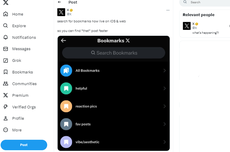 Twitter Hadirkan Fitur Pencarian untuk Bookmark, Pengguna Tak Perlu "Scroll" Lagi