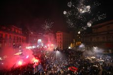 Perayaan Napoli Juara Liga Italia Memakan Korban, 1 Orang Tewas dan 200 Terluka