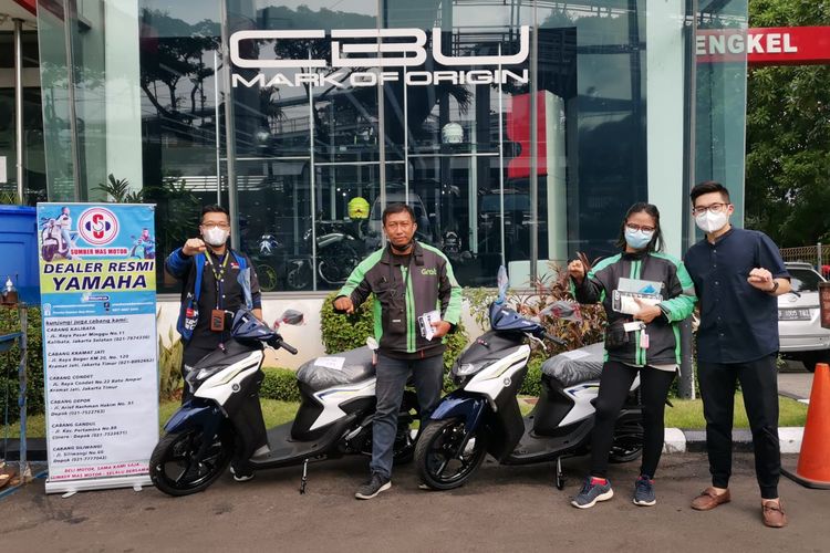 Yamaha mengadakan Program Tukar Motor Gratis untuk 10 driver Grab terpilih yang berdomisili di Jakarta.