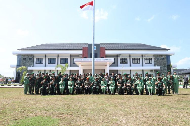 Kepala Staf Angkatan Darat (KSAD) Jenderal Dudung Abdurachman meresmikan Markas Kodim 0709/Kebumen, Jawa Tengah, Selasa (21/6/2022).