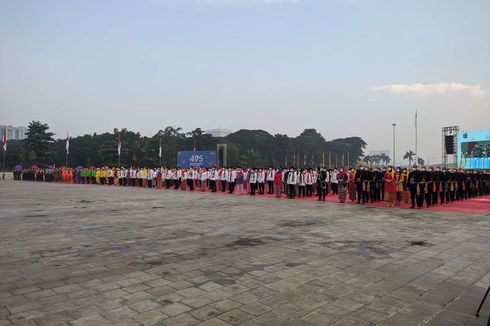 Pemprov DKI Gelar Upacara Peringatan HUT Ke-495 DKI Jakarta di Monas