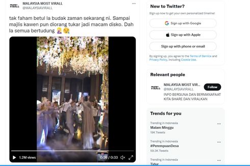 Usai Tengkar di Video Joget Disko Pernikahan, Netizen Indonesia dan Malaysia Bersatu Saling Kritik Negara