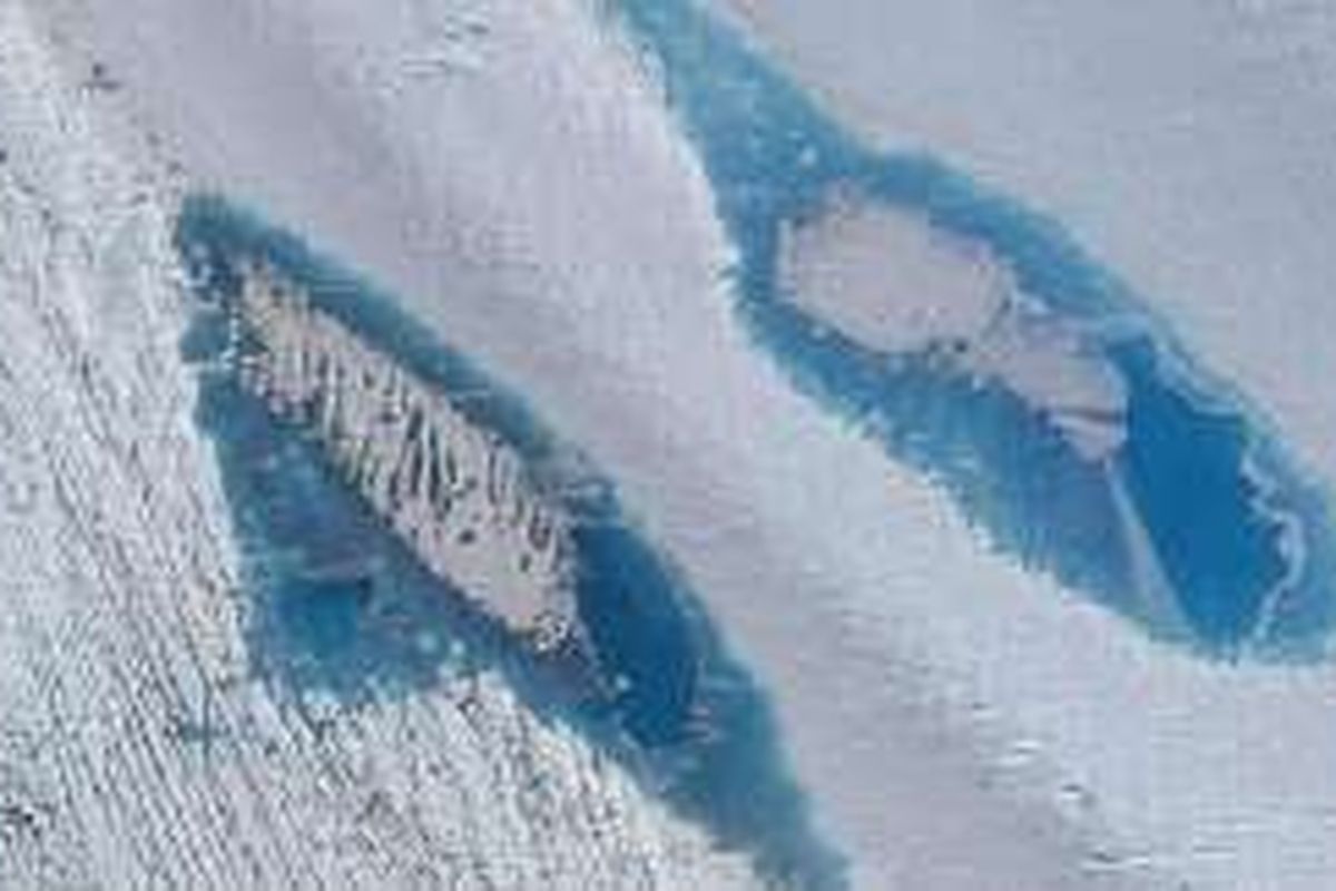 Danau supra-glasial memberi petunjuk bahwa bagian timur Antartika pun terdampak perubahan iklim.